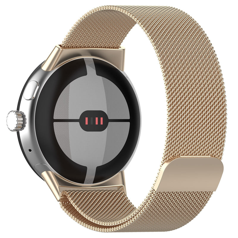 Champagne Milanese Google Pixel Watch Strap