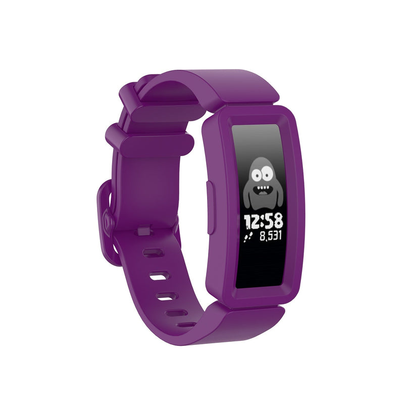 Dark Purple Plain Silicone Fitbit Ace 2 Strap/Fitbit Ace 2 Band