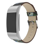 Fitbit Charge 2 Strap | Patterned Leather Strap/Band | 4 Colours Available