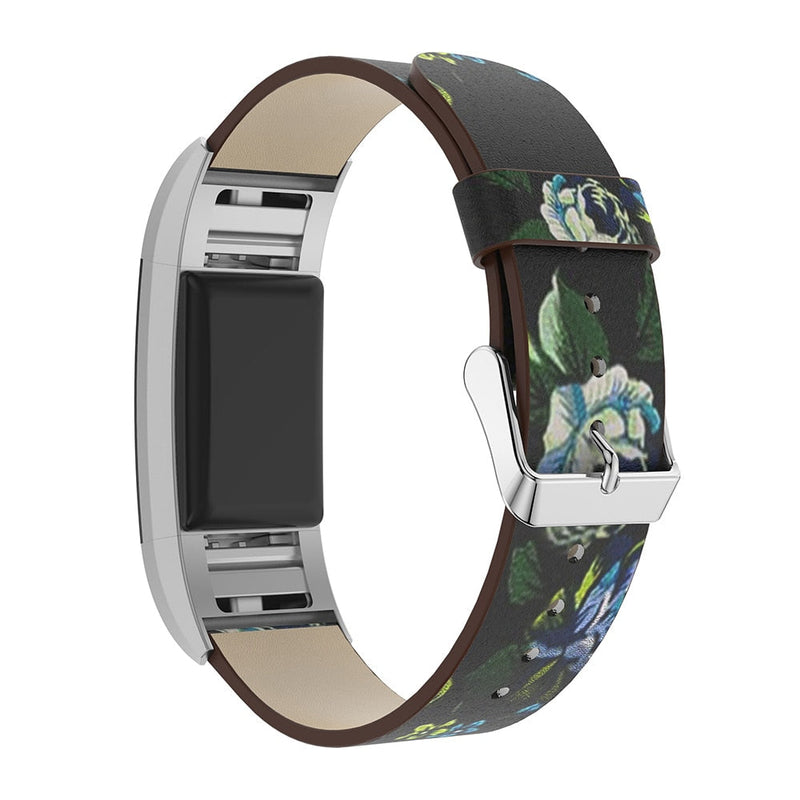 Fitbit Charge 2 Strap | Patterned Leather Strap/Band | 4 Colours Available