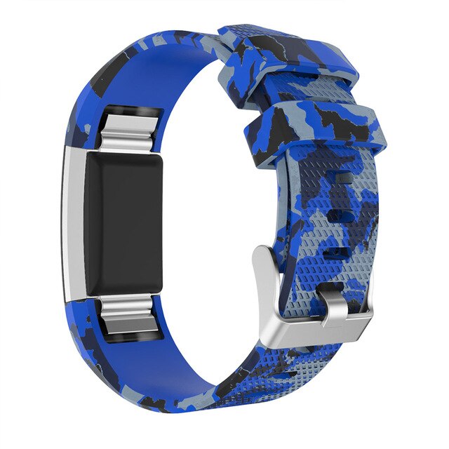 Fitbit Charge 2 Strap | Patterned Silicone Strap/Band | 9 Colours Available