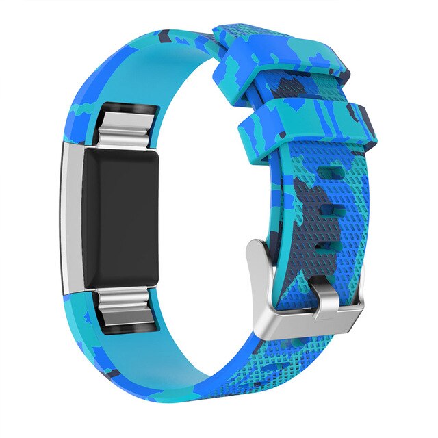 Fitbit Charge 2 Strap | Patterned Silicone Strap/Band | 9 Colours Available