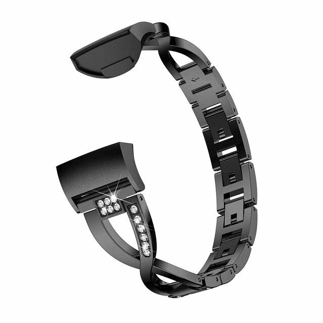 Fitbit Charge 3 Strap | Fitbit Charge 4 Strap | Glamorous Steel II Strap/Band | 5 Colours Available