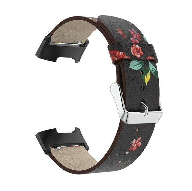 Fitbit Charge 3 Strap | Fitbit Charge 4 Strap | Patterned Leather Strap/Band | 4 Colours Available