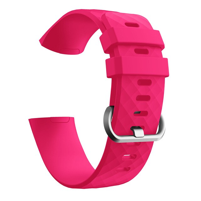 Fitbit Charge 3 Strap | Fitbit Charge 4 Strap | Plain Silicone Strap/Band | 10 Colours Available