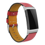 Fitbit Charge 3 Strap | Fitbit Charge 4 Strap | Stitched Leather Strap/Band | 17 Colours Available