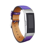 Fitbit Charge 3 Strap | Fitbit Charge 4 Strap | Stitched Leather Strap/Band | 17 Colours Available