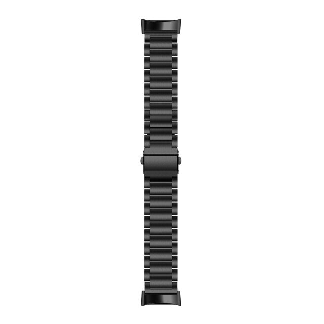 Fitbit Charge 5 Strap | Fitbit Charge 6 Strap | Black Classic Steel Strap/Band