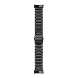 Fitbit Charge 5 Strap | Fitbit Charge 6 Strap | Black Classic Steel Strap/Band