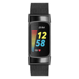 Fitbit Charge 5 Strap | Fitbit Charge 6 Strap | Black Milanese Strap/Band