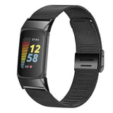 Fitbit Charge 5 Strap | Fitbit Charge 6 Strap | Black Milanese Strap/Band