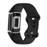 Fitbit Charge 5 Strap | Fitbit Charge 6 Strap | Black Silicone Strap/Band