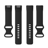 Fitbit Charge 5 Strap | Fitbit Charge 6 Strap | Black Silicone Strap/Band