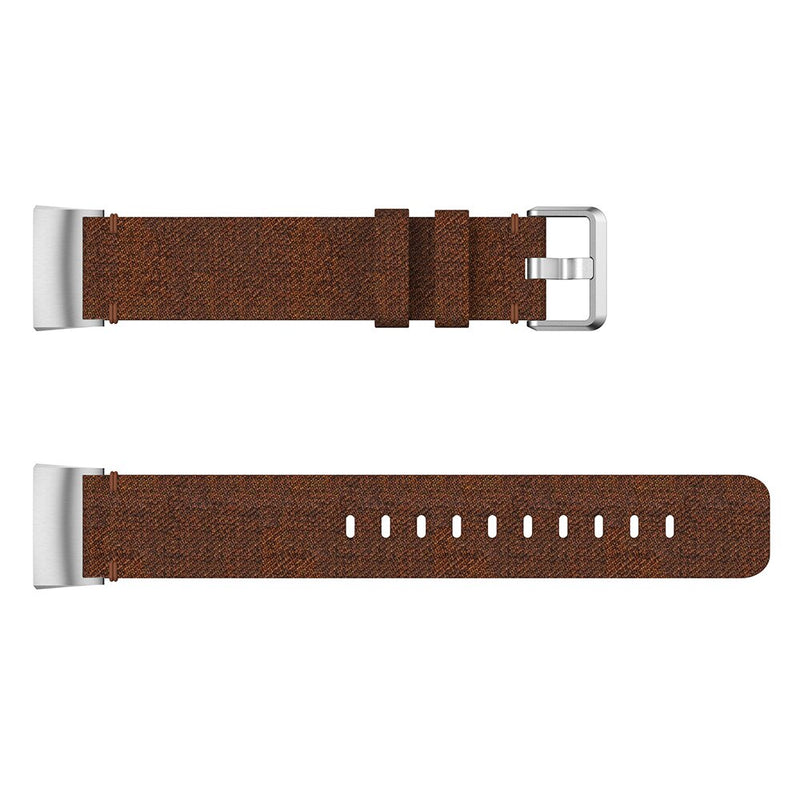 Fitbit Charge 5 Strap | Fitbit Charge 6 Strap | Brown Woven Canvas Strap/Band