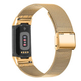 Fitbit Charge 5 Strap | Fitbit Charge 6 Strap | Gold Milanese Strap/Band