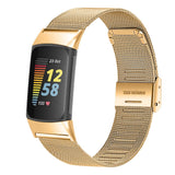 Fitbit Charge 5 Strap | Fitbit Charge 6 Strap | Gold Milanese Strap/Band