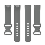 Fitbit Charge 5 Strap | Fitbit Charge 6 Strap | Grey Silicone Strap/Band