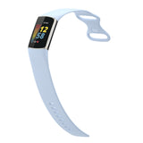 Fitbit Charge 5 Strap | Fitbit Charge 6 Strap | Light Blue Silicone Strap/Band