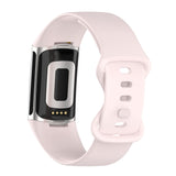 Fitbit Charge 5 Strap | Fitbit Charge 6 Strap | Light Pink Silicone Strap/Band