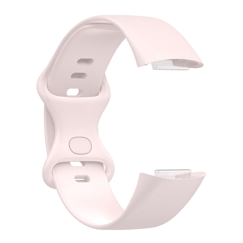 Fitbit Charge 5 Strap | Fitbit Charge 6 Strap | Light Pink Silicone Strap/Band