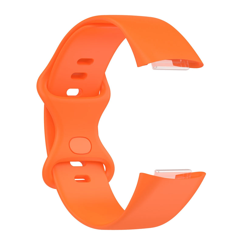 Fitbit Charge 5 Strap | Fitbit Charge 6 Strap | Orange Silicone Strap/Band