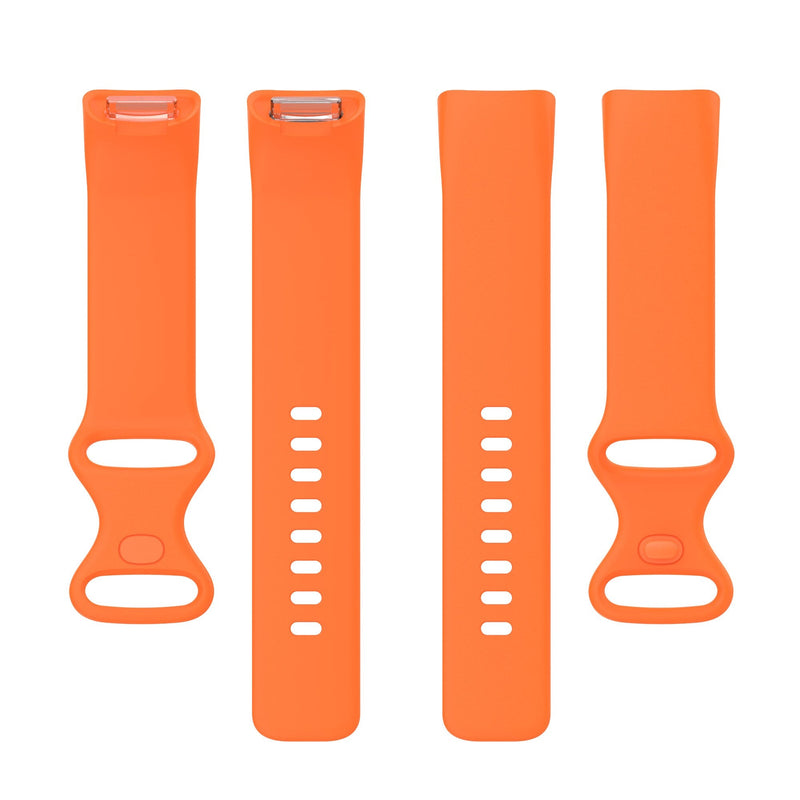 Fitbit Charge 5 Strap | Fitbit Charge 6 Strap | Orange Silicone Strap/Band