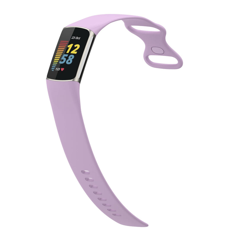 Fitbit Charge 5 Strap | Fitbit Charge 6 Strap | Purple Silicone Strap/Band