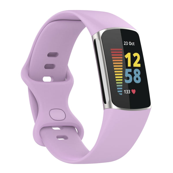 Fitbit Charge 5 Strap | Fitbit Charge 6 Strap | Purple Silicone Strap/Band