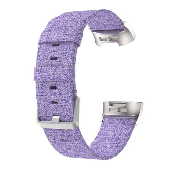 Fitbit Charge 5 Strap | Fitbit Charge 6 Strap | Purple Woven Canvas Strap/Band