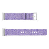 Fitbit Charge 5 Strap | Fitbit Charge 6 Strap | Purple Woven Canvas Strap/Band