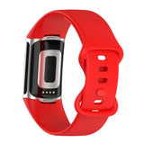 Fitbit Charge 5 Strap | Fitbit Charge 6 Strap | Red Silicone Strap/Band