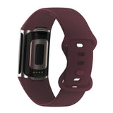 Fitbit Charge 5 Strap | Fitbit Charge 6 Strap | Red Wine Silicone Strap/Band