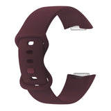 Fitbit Charge 5 Strap | Fitbit Charge 6 Strap | Red Wine Silicone Strap/Band