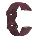 Fitbit Charge 5 Strap | Fitbit Charge 6 Strap | Red Wine Silicone Strap/Band