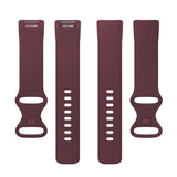 Fitbit Charge 5 Strap | Fitbit Charge 6 Strap | Red Wine Silicone Strap/Band