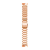 Fitbit Charge 5 Strap | Fitbit Charge 6 Strap | Rose Gold Classic Steel Strap/Band