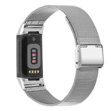 Fitbit Charge 5 Strap | Fitbit Charge 6 Strap | Silver Milanese Strap/Band