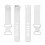 Fitbit Charge 5 Strap | Fitbit Charge 6 Strap | White Silicone Strap/Band