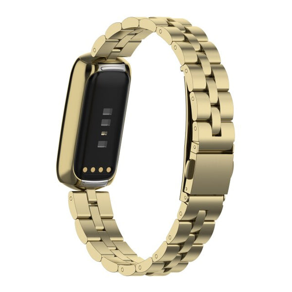 Fitbit Luxe Strap | Classic Steel Strap | Gold