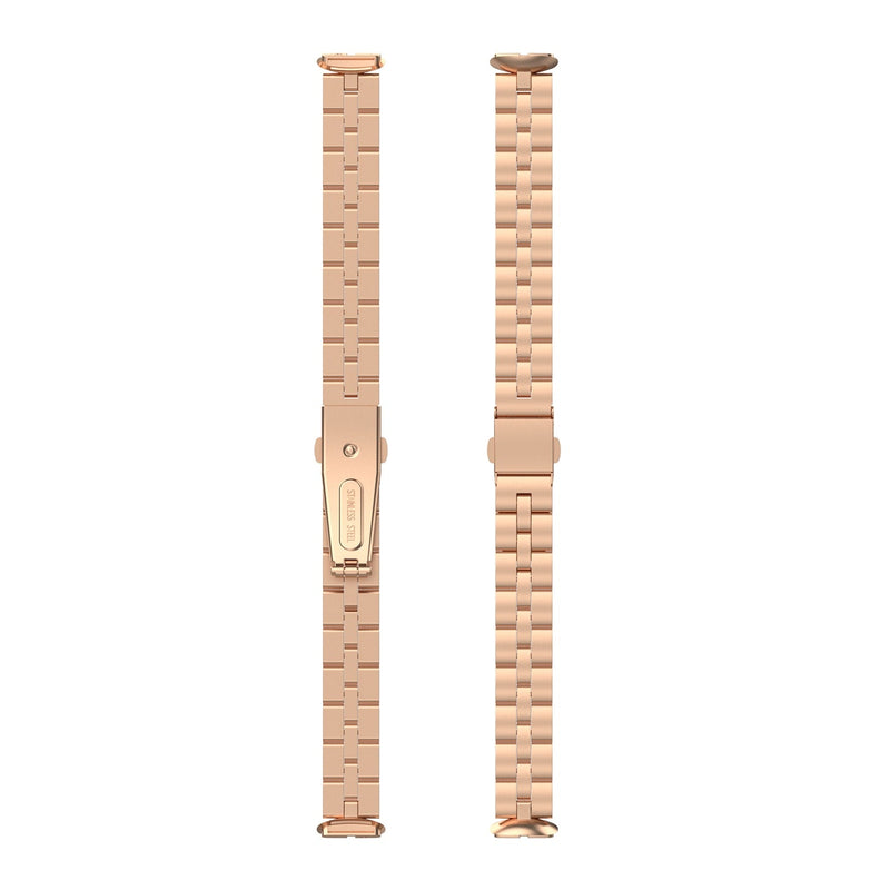 Fitbit Luxe Strap | Classic Steel Strap | Rose Gold