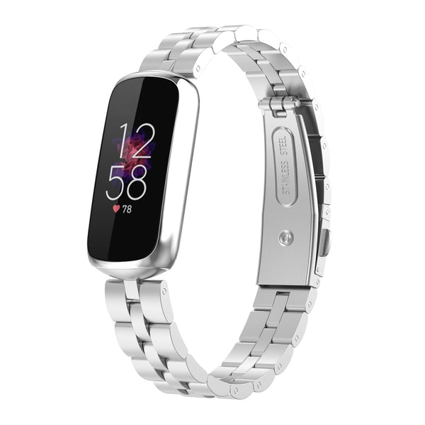 Fitbit Luxe Strap | Classic Steel Strap | Silver