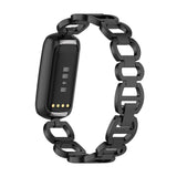 Fitbit Luxe Strap | Glamorous Steel Strap | Black