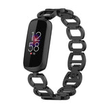 Fitbit Luxe Strap | Glamorous Steel Strap | Black