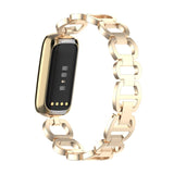 Fitbit Luxe Strap | Glamorous Steel Strap | Champagne