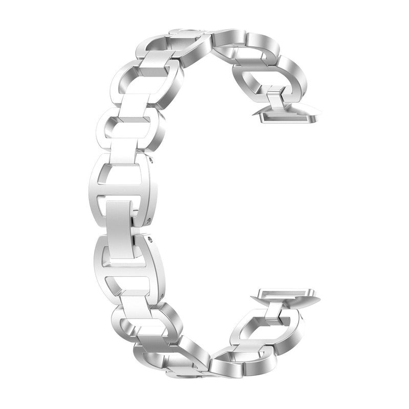 Fitbit Luxe Strap | Glamorous Steel Strap | Silver