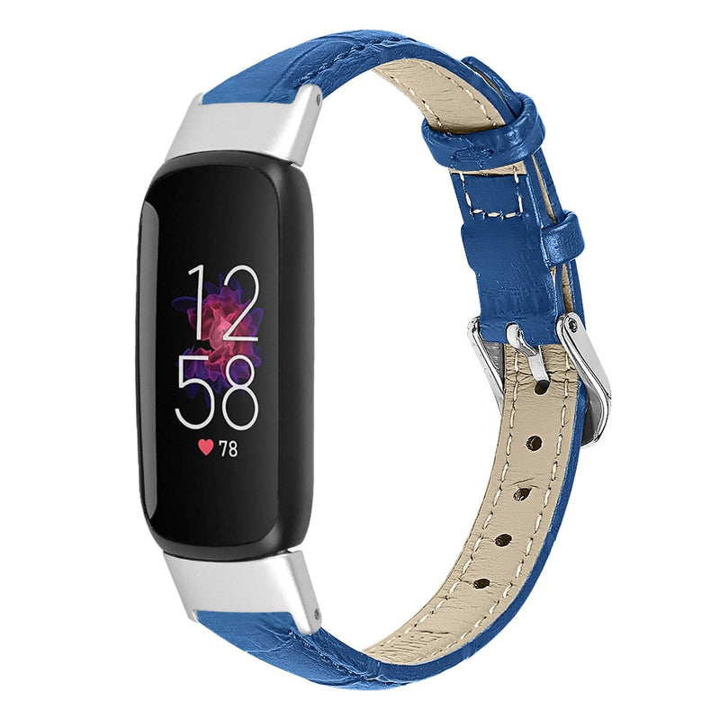 Fitbit Luxe Strap | Premium Leather Strap | Blue