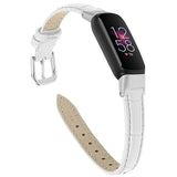 Fitbit Luxe Strap | Premium Leather Strap | White