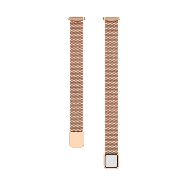 Fitbit Luxe Strap | Premium Milanese Strap | Rose Gold