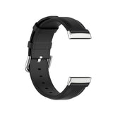 Fitbit Sense 2 Strap | Fitbit Versa 4 Strap | Black Premium Leather Fitbit Strap