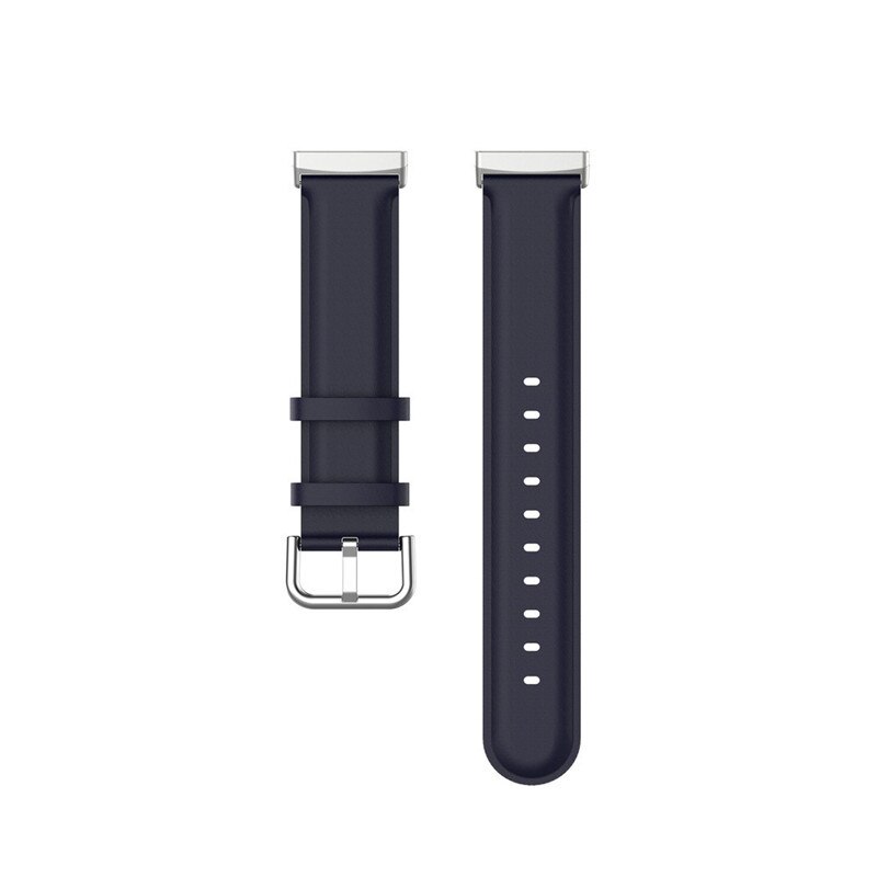 Fitbit Sense 2 Strap | Fitbit Versa 4 Strap | Navy Blue Premium Leather Fitbit Strap